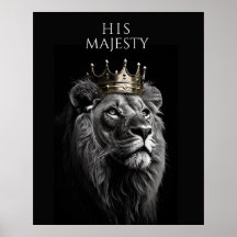 Hans Majestät - Regal Lejona Krona Poster