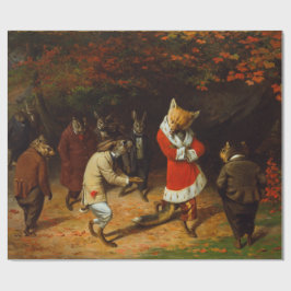 Hans Majestät Tar emot (av William Holbrook Beard) Presentpapper