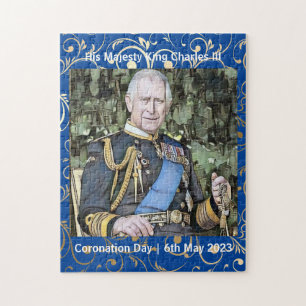 Hans Majesty Kung Charles III Coronation Pussel