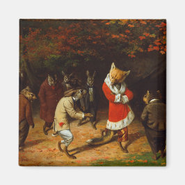 Hans Majesty Receives (av William Holbrook Beard) Magnet