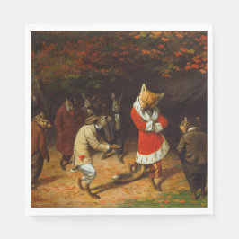 Hans Majesty Receives (av William Holbrook Beard) Pappersservett