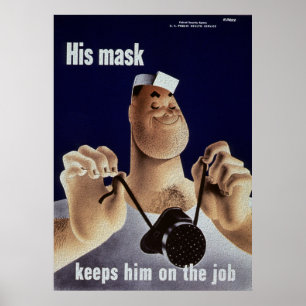 Hans maskera poster