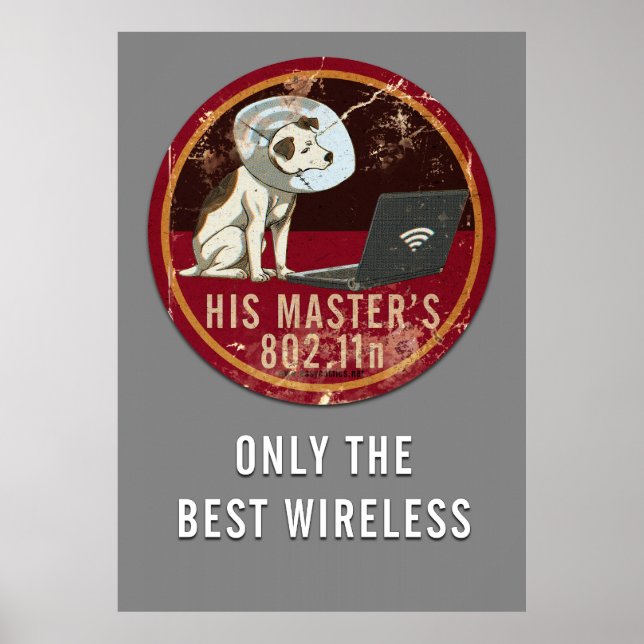 Hans mästare är 802.11n poster (Framsidan)