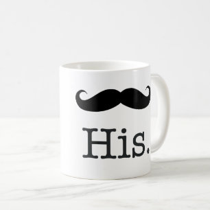 HANS med en Mustachio Kaffemugg