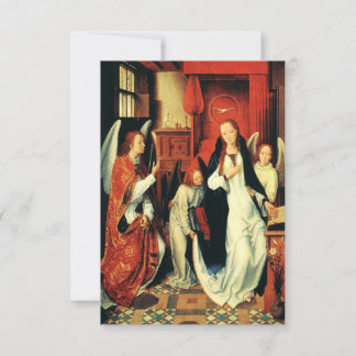 Hans Memling Bebådelsen Heligt Kort