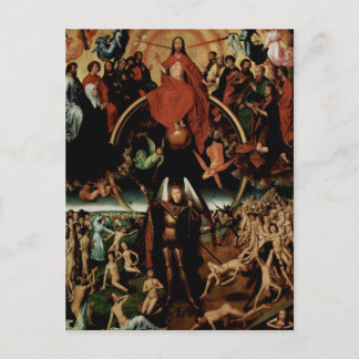 Hans Memling-Last-Dom med Archangel Michael Vykort