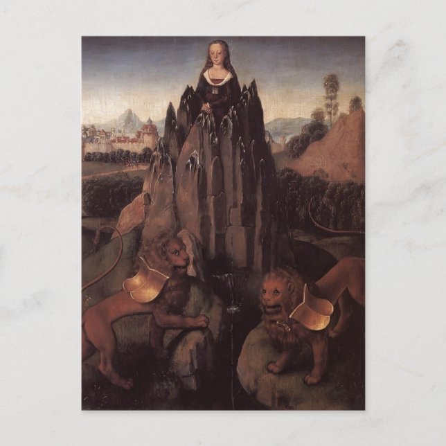 Hans Memling - Påstådd med ett virus Vykort (Framsida)