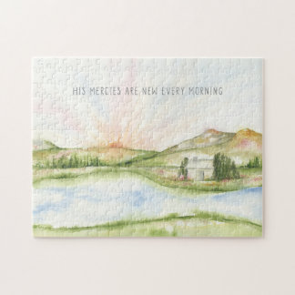 Hans meriter är nya varje morgon. pussel