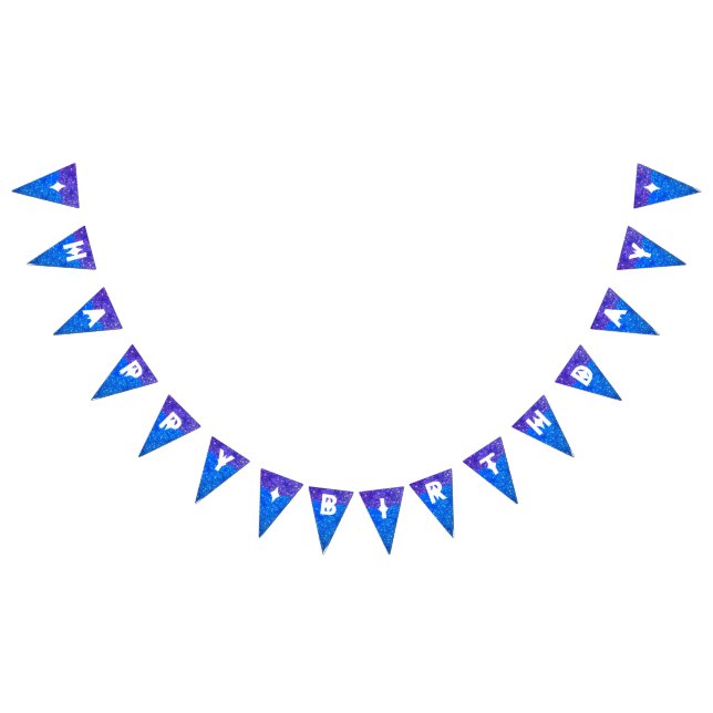 Hans moderna Royal Grattis på födelsedagen Bunting Vimplar (Alla)