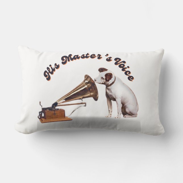 Hans mors röst lumbarkudde (Framsida)