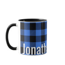 Hans mugg Simple Blue Black Buffalo Play