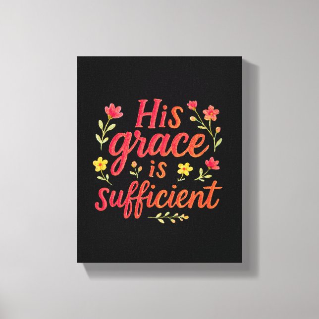 Hans nåd är nog canvastryck (Framsida)