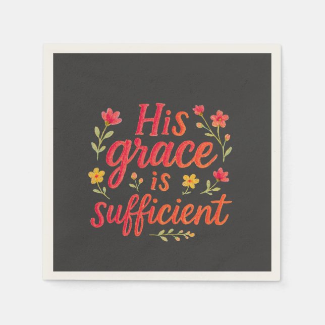 Hans nåd är nog pappersservett (Framsidan)