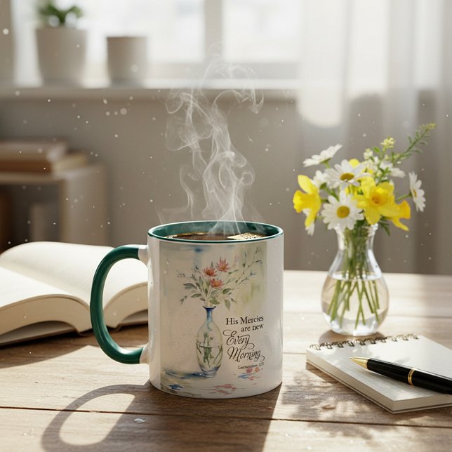 Hans nåd är ny varje morgon mugg (Skapare uppladdad)