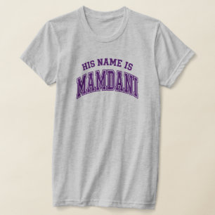 Hans namn är Zohran Mamdani Meme New Yorks borgmäs T Shirt