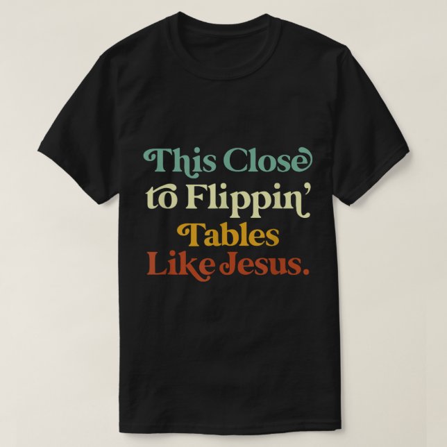 Hans nära att flippin Bord som Jesus. T Shirt (Design framsida)