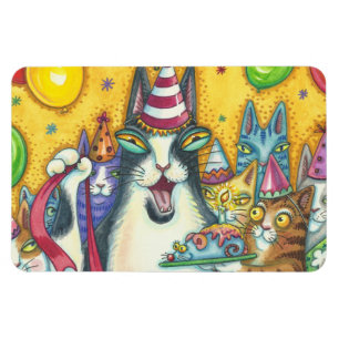 HANS N'Fitz Cats BIG BIRTHDAY MAGNET *Anpassa