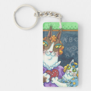 HANS N'Fitz Cats TEACHERS PET KEYCHAIN Customize