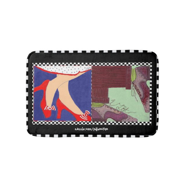 Hans och hennes Bath Mat Badrumsmatta (Framsidan)