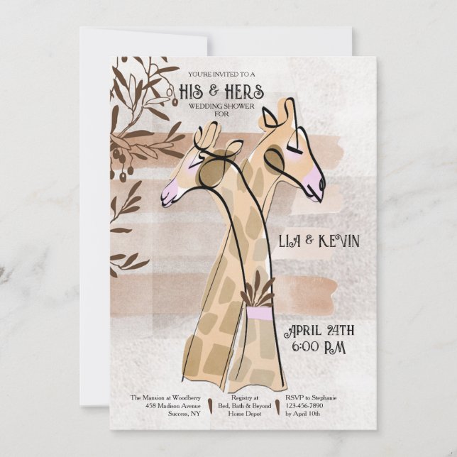 Hans och hennes inbjudningar till Möhippan (Framsida)