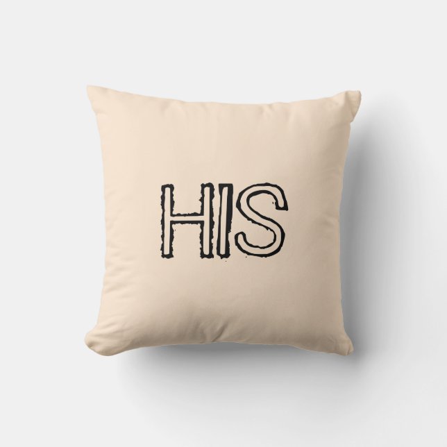Hans och Hers Designer Pillows by Serenity - Gifts Kudde (Framsida)