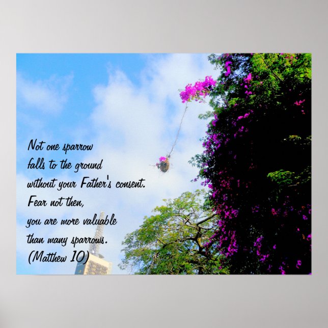 Hans Öga är på Sparrow Poster (Framsidan)