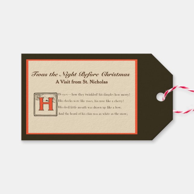 Hans Ögon hur de vrider Märkre.. Presentetikett (Framsidan (Horizontal))