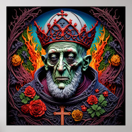 Hans ohelighet, Zombie Pope Poster