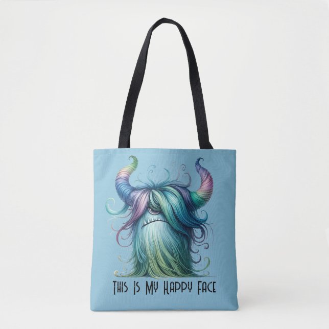 Hans - One-eyed Monster Tote Bag Tygkasse (Framsida)