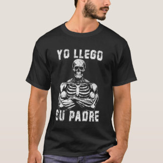 Hans pappa kom precis Funny spanska T Shirt