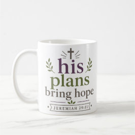 Hans Planer Ger Hopp Kristna Citat Samling Kaffemugg