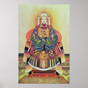 Hans porträtt av Tzu, Empressäldre högreståndsdam Poster