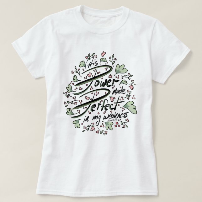 Hans Power Made Perfekt T-shirt (Design framsida)