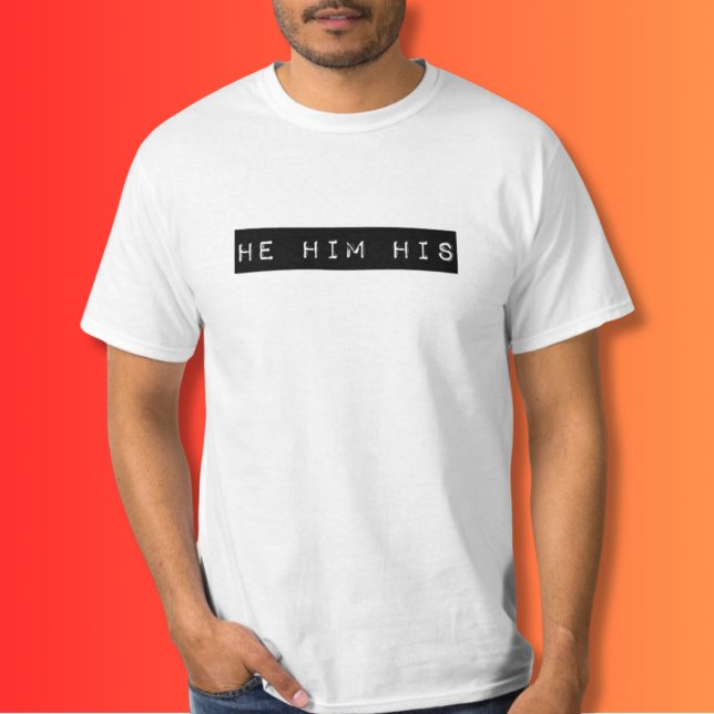 Hans Retro-etikett T-Shirt (Skapare uppladdad)