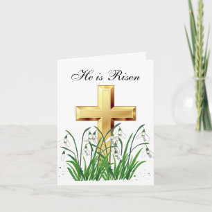 Hans Risen Watercolor Påsk Blommigt Kor Tack Kort