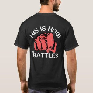 Hans sätt att bekämpa mina slag t shirt