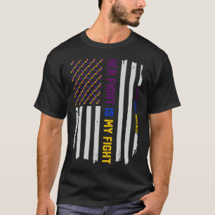 Hans slagsmål - amerikanska flaggan för t shirt