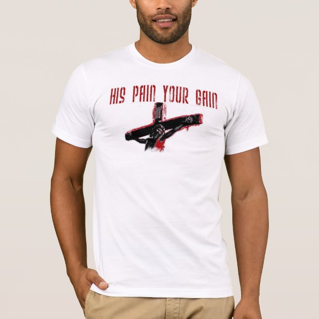 hans smärta tee shirt (Framsida)