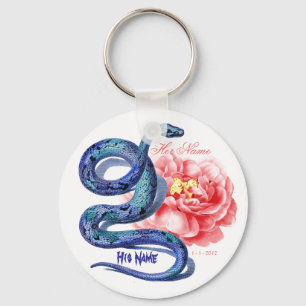 Hans Snake Ro personalize Bröllopsfest Gift Nyckelring