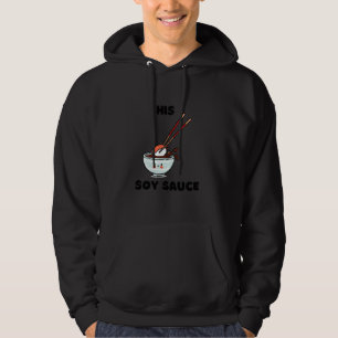Hans sojasås matchande par söta matlovers sushi Lo Hoodie