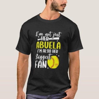 Hans största softball Abuela i Fläkt, en mjukvarus T Shirt