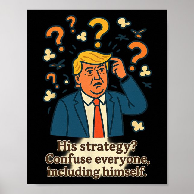 Hans strategi förvirrar alla, inklusive honom själ poster (Framsidan)
