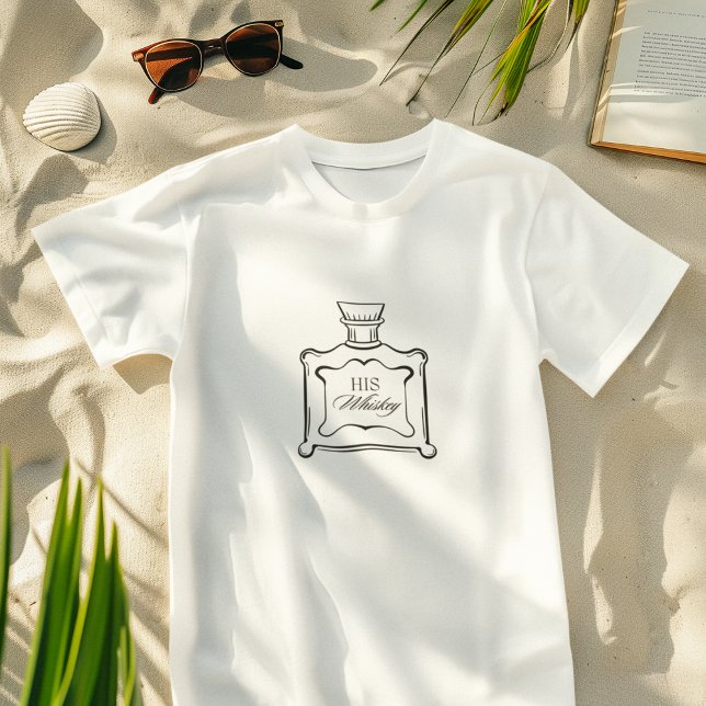 Hans whisky, par, make, Roligt, enkel Snyggt T Shirt (Skapare uppladdad)