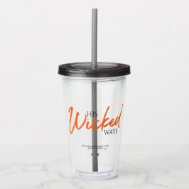 Hans Wickade Ways Acrylic Tumbler Take Away Mugg