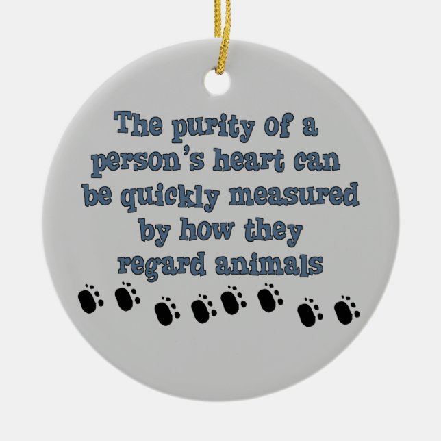 Hänseendedjur Julgransprydnad Keramik (Framsidan)