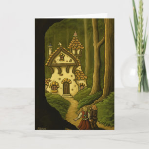 Hansel & Gretel-hälsningskortet Fagrytale Kort