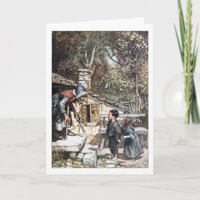 Hansel & Grethel meet häxan Kort (Framsida)