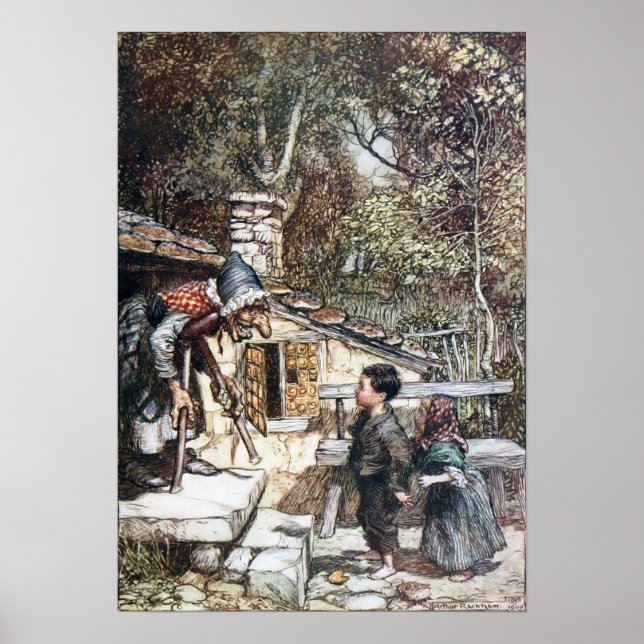 Hansel & Grethel möter Witch Poster (Framsidan)