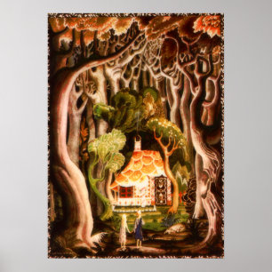 Hansel och Gretel av Kay Nielsen Print Poster