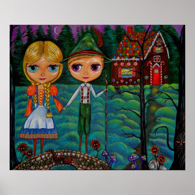 Hansel och Gretel Blythe Dolls Poster (Framsidan)